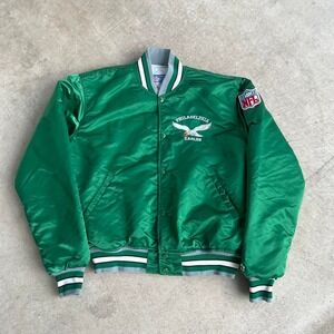 1990s Kelly Green Philadelphia Eagles Starter Jacket size XL